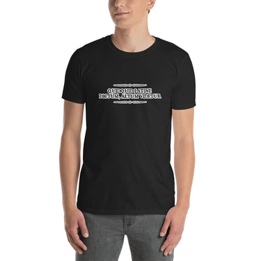 Quidquid Latine Dictum, Altum Videtur Latin Sounds Profound. Short-Sleeve Unisex T-Shirt - The Japan Shop